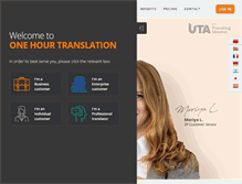 Tablet Screenshot of gr.onehourtranslation.com